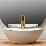 Накладной умывальник Rea Sofia Gold Edge